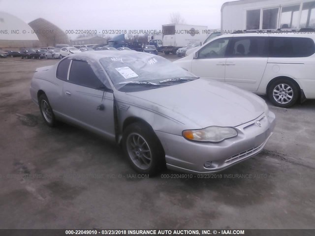 2G1WW12E659141412 - 2005 CHEVROLET MONTE CARLO LS SILVER photo 1