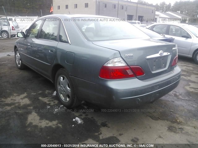 4T1BF28B24U347686 - 2004 TOYOTA AVALON XL/XLS GREEN photo 3