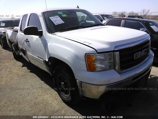 1GTEC19C39Z291974 - 2009 GMC SIERRA C1500 WHITE photo 1