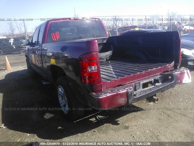 1GCEK19J97Z579528 - 2007 CHEVROLET SILVERADO K1500 RED photo 3