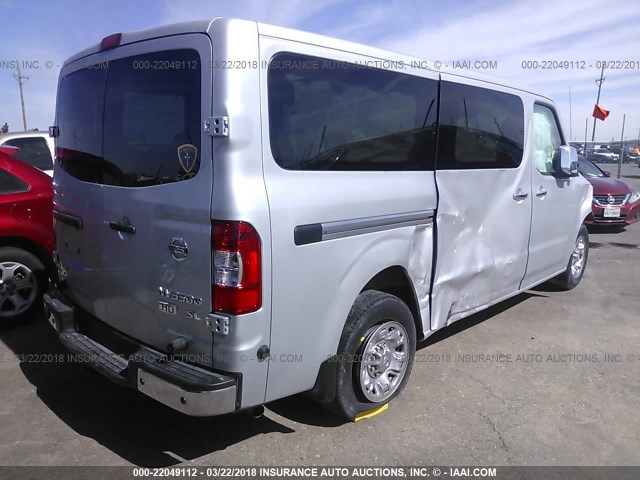 5BZAF0AA8FN852554 - 2015 NISSAN NV 3500/S/SV/SL SILVER photo 4