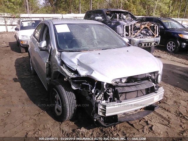 1G1JA5SH0D4162350 - 2013 CHEVROLET SONIC LS SILVER photo 1