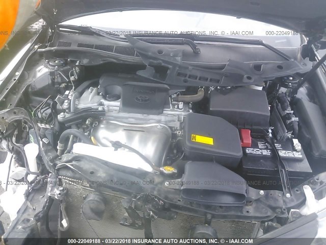 4T1BF1FK6DU259575 - 2013 TOYOTA CAMRY L/SE/LE/XLE BLACK photo 10