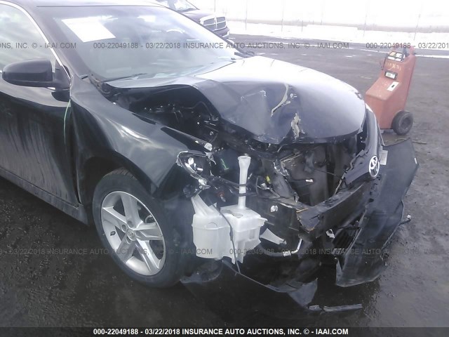 4T1BF1FK6DU259575 - 2013 TOYOTA CAMRY L/SE/LE/XLE BLACK photo 6