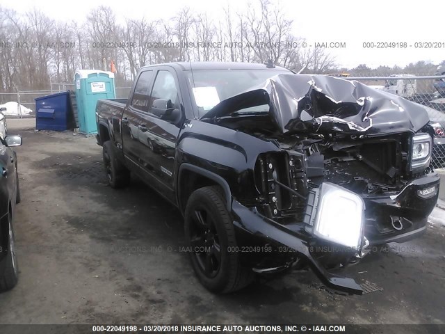 1GTV2LEC8GZ181388 - 2016 GMC SIERRA K1500 BLACK photo 1