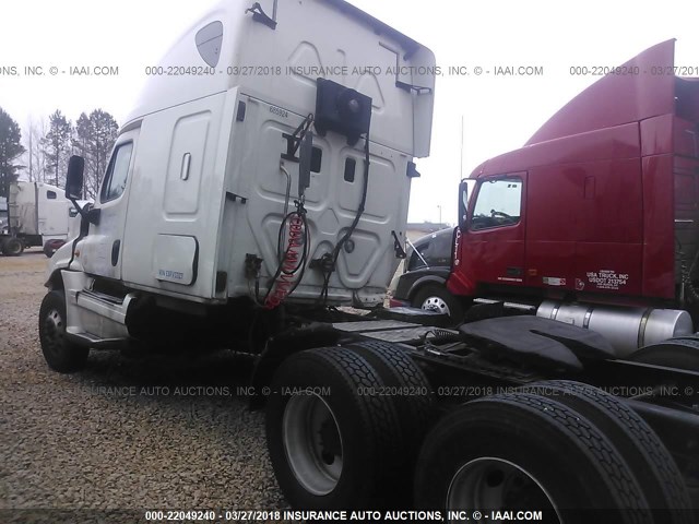 3AKJGLD63ESFV3327 - 2014 FREIGHTLINER CASCADIA 125  WHITE photo 3