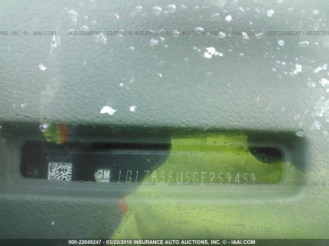 1G1ZA5EU5CF259459 - 2012 CHEVROLET MALIBU LS BLUE photo 9