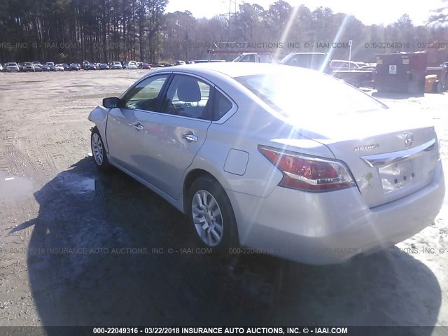 1N4AL3AP3EC137549 - 2014 NISSAN ALTIMA 2.5/S/SV/SL SILVER photo 3