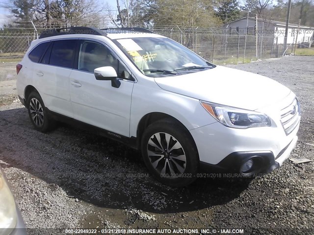 4S4BSAKCXH3284159 - 2017 SUBARU OUTBACK 2.5I LIMITED WHITE photo 1