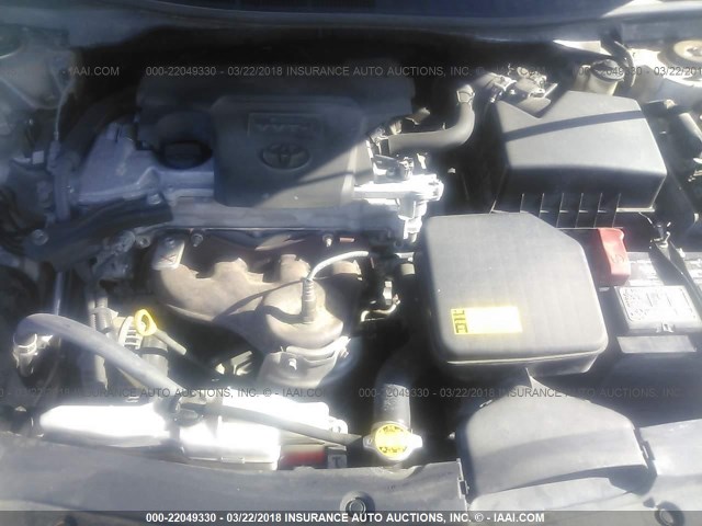 4T1BF1FK3CU100155 - 2012 TOYOTA CAMRY SE/LE/XLE Золотой фото 10