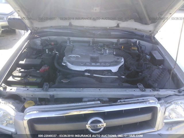 JN8DR09Y13W813367 - 2003 NISSAN PATHFINDER LE/SE SILVER photo 10