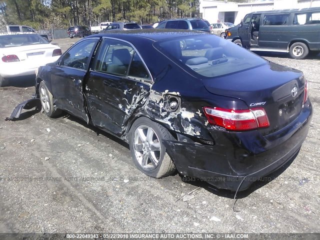 4T1BE46K47U678470 - 2007 TOYOTA CAMRY NEW GENERAT CE/LE/XLE/SE BLACK photo 3