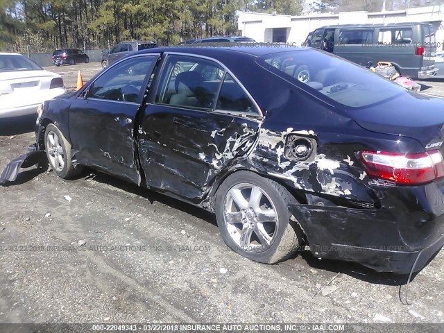 4T1BE46K47U678470 - 2007 TOYOTA CAMRY NEW GENERAT CE/LE/XLE/SE BLACK photo 6