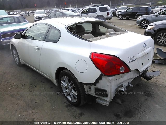 1N4BL24E38C100689 - 2008 NISSAN ALTIMA 3.5SE WHITE photo 3