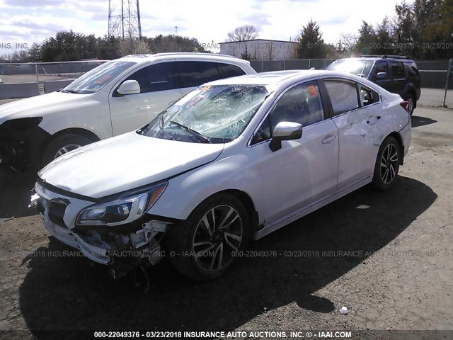 4S3BNAS68H3032755 - 2017 SUBARU LEGACY SPORT WHITE photo 2