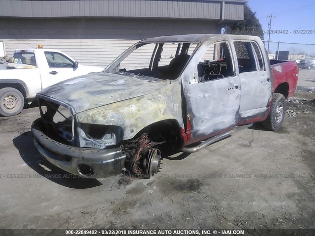 3D7KU28D14G159309 - 2004 DODGE RAM 2500 ST/SLT 红色 照片 2