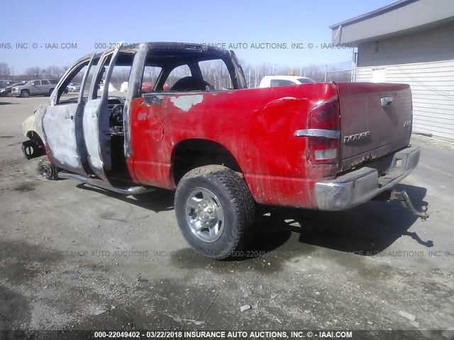 3D7KU28D14G159309 - 2004 DODGE RAM 2500 ST/SLT 红色 照片 3