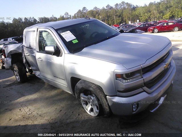 3GCUKREC3GG309387 - 2016 CHEVROLET SILVERADO K1500 LT SILVER photo 1