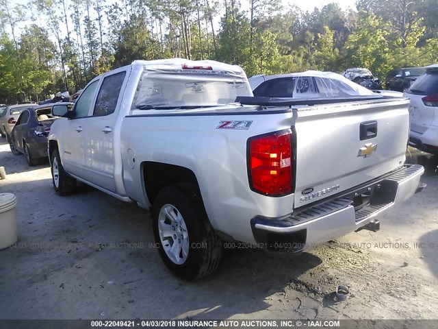 3GCUKREC3GG309387 - 2016 CHEVROLET SILVERADO K1500 LT SILVER photo 3