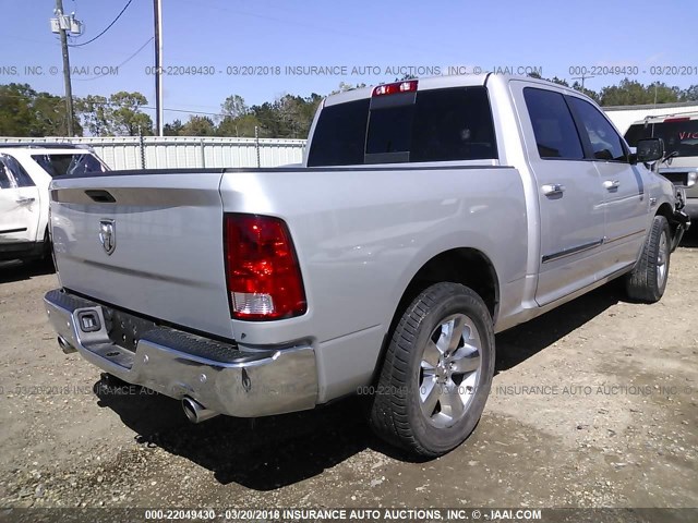 1C6RR6LT6ES148467 - 2014 RAM 1500 SLT SILVER photo 4