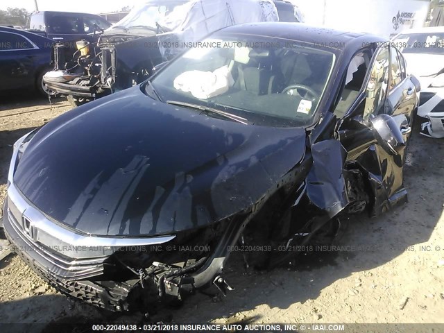 1HGCR2F75GA102385 - 2016 HONDA ACCORD EX BLACK photo 2