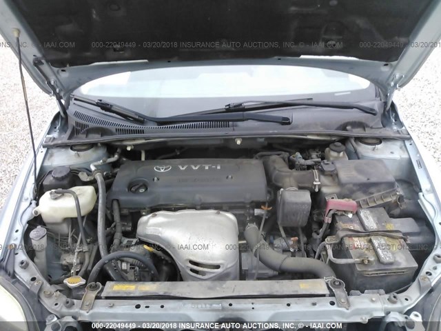 JTKDE177550021096 - 2005 TOYOTA SCION TC 浅蓝色 照片 10