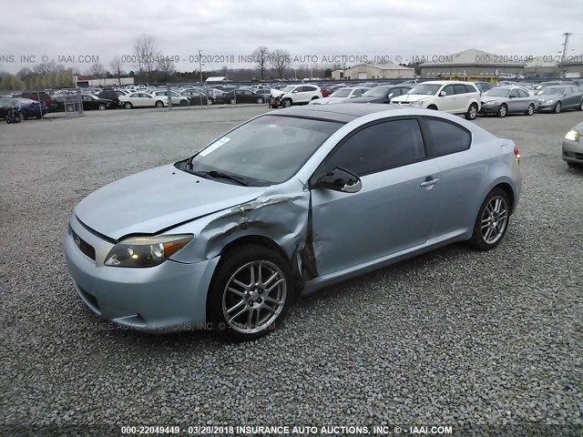 JTKDE177550021096 - 2005 TOYOTA SCION TC 浅蓝色 照片 2