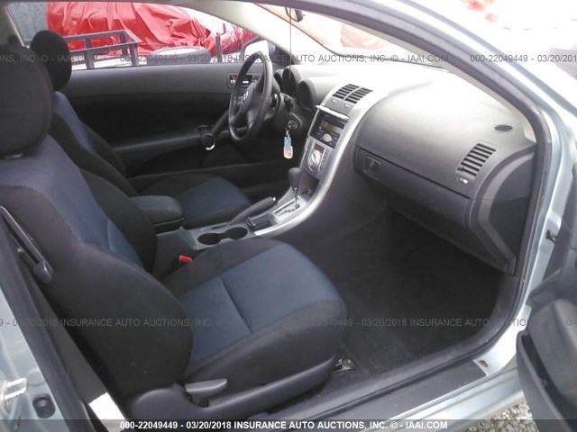 JTKDE177550021096 - 2005 TOYOTA SCION TC 浅蓝色 照片 5