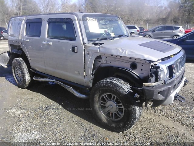 5GTEN13E188165405 - 2008 HUMMER H3 Pewter photo 1