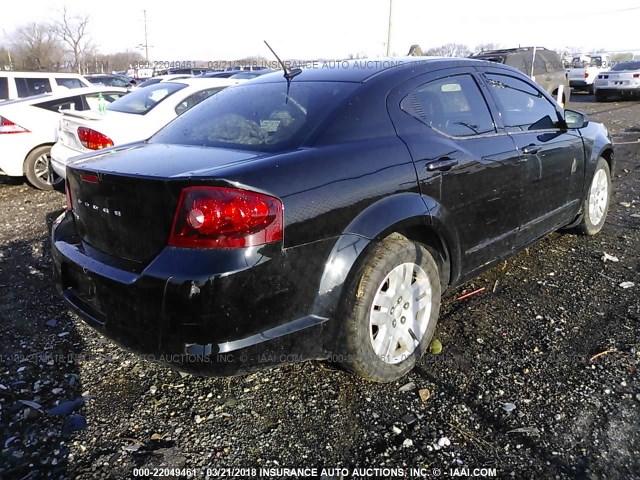 1B3BD4FB2BN586897 - 2011 DODGE AVENGER EXPRESS 黑色 照片 4