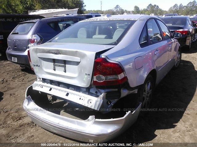 YV1MS382172296934 - 2007 VOLVO S40 2.4I ვერცხლისფერი ფოტო 4