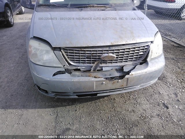 2FMZA52217BA07351 - 2007 FORD FREESTAR SEL GRAY photo 6