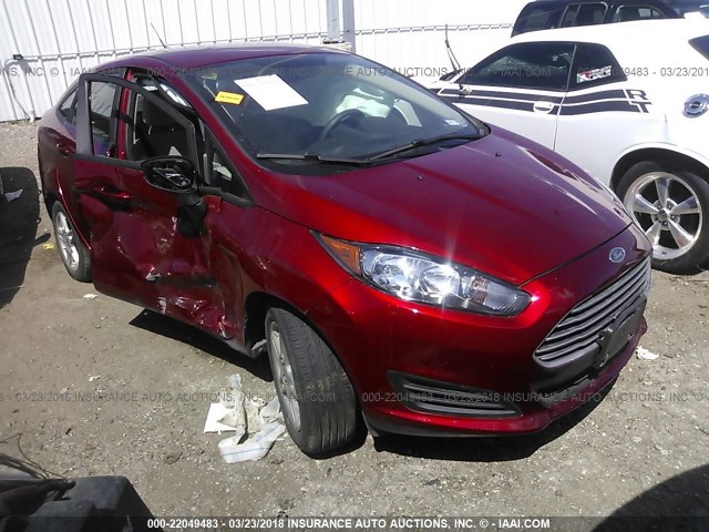 3FADP4BJ1HM132712 - 2017 FORD FIESTA SE RED photo 1