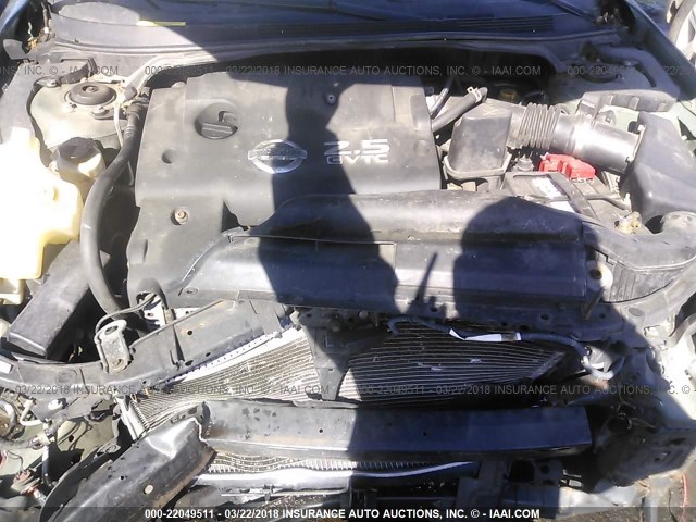 1N4AL11D03C123342 - 2003 NISSAN ALTIMA S/SL GREEN photo 10