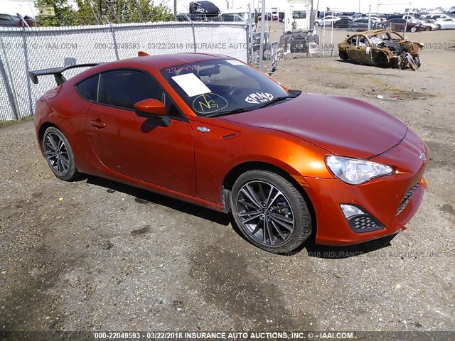 JF1ZNAA17F9704499 - 2015 TOYOTA SCION FR-S ORANGE photo 1