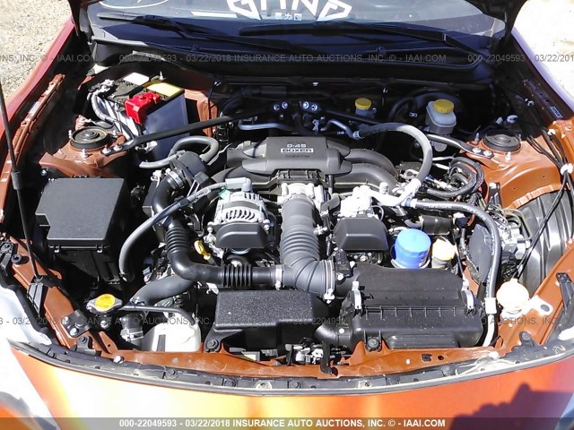 JF1ZNAA17F9704499 - 2015 TOYOTA SCION FR-S ORANGE photo 10
