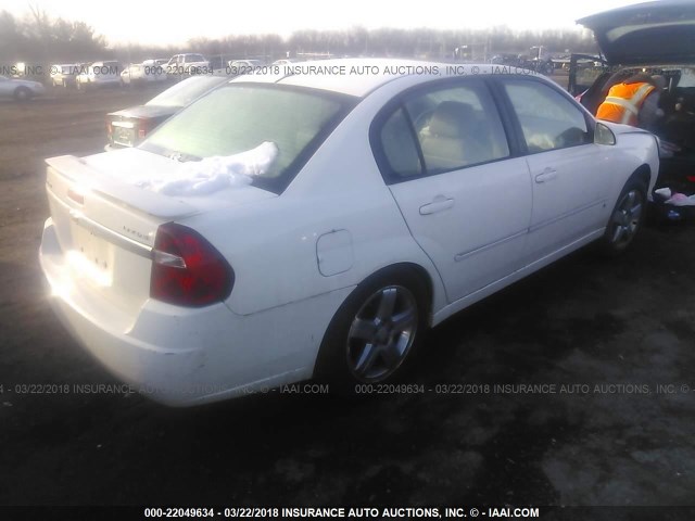 1G1ZU53886F165416 - 2006 CHEVROLET MALIBU LTZ 白色 照片 4
