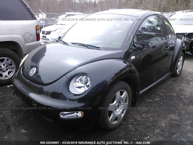 3VWDD21C61M436227 - 2001 VOLKSWAGEN NEW BEETLE GLX 黑色 照片 2