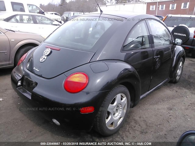 3VWDD21C61M436227 - 2001 VOLKSWAGEN NEW BEETLE GLX 黑色 照片 4