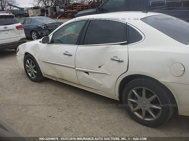 2G4WH587261147480 - 2006 BUICK ALLURE CXS WHITE photo 6