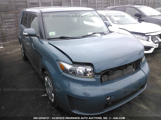 JTLKE50E881020252 - 2008 TOYOTA SCION XB ლურჯი ფოტო 1