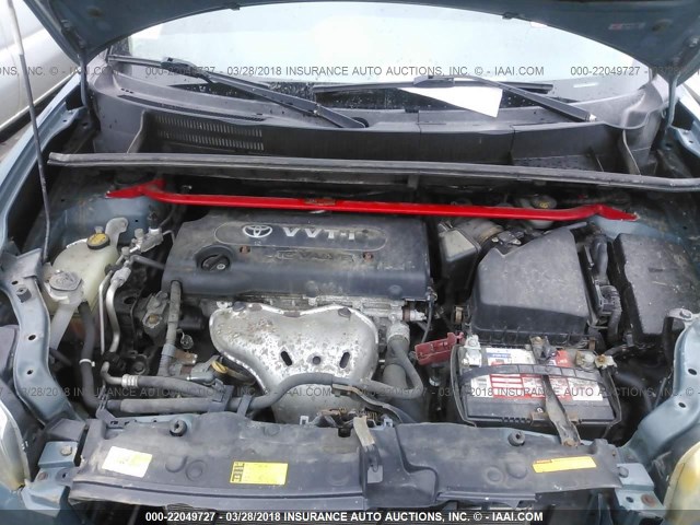 JTLKE50E881020252 - 2008 TOYOTA SCION XB ლურჯი ფოტო 10
