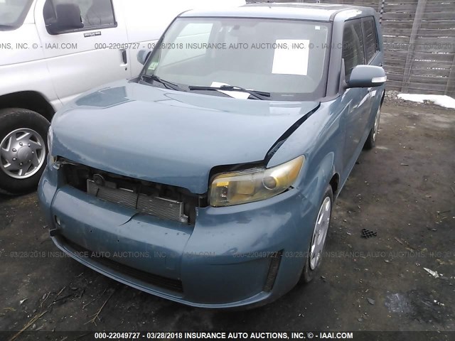 JTLKE50E881020252 - 2008 TOYOTA SCION XB ლურჯი ფოტო 2