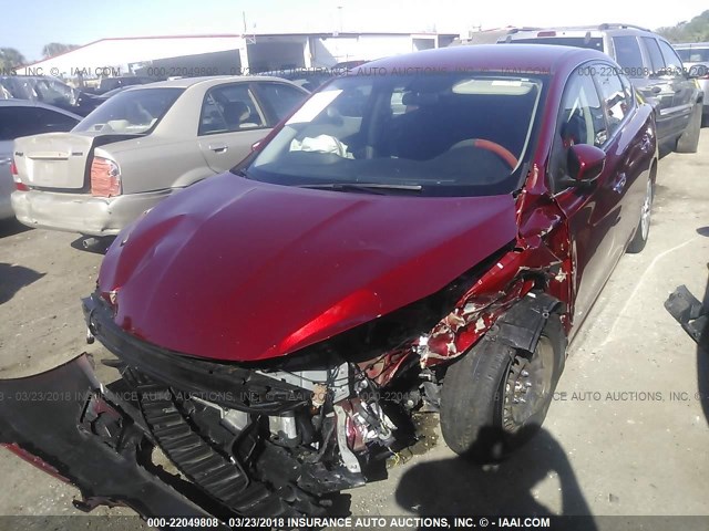 3N1AB7AP3HL639493 - 2017 NISSAN SENTRA S/SV/SR/SL RED photo 6