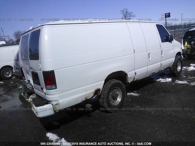 1FTSS34F8YHB70719 - 2000 FORD ECONOLINE E350 SUPER DUTY VAN WHITE photo 4