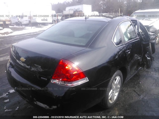 2G1WB5E32G1104629 - 2016 CHEVROLET IMPALA LIMITED LT BLACK photo 4