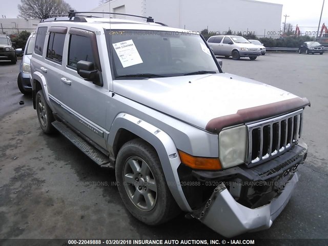1J8HG58N96C246153 - 2006 JEEP COMMANDER LIMITED SILVER photo 1
