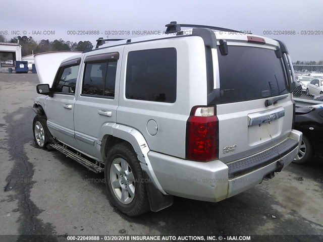 1J8HG58N96C246153 - 2006 JEEP COMMANDER LIMITED SILVER photo 3