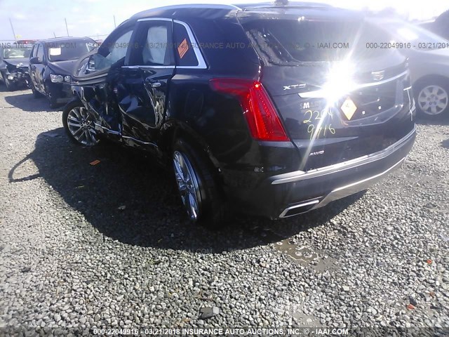 1GYKNFRS8HZ282245 - 2017 CADILLAC XT5 PLATINUM BLACK photo 3