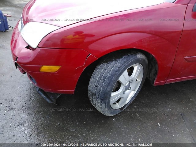 1FAFP34N47W313143 - 2007 FORD FOCUS ZX4/S/SE/SES 红色 照片 6